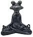 JB Exports Frog Meditating Statue | Buddha Zen Yoga Frog Figurine for Indoor, Outdoor, Yard and Zen Garden for Decoration.