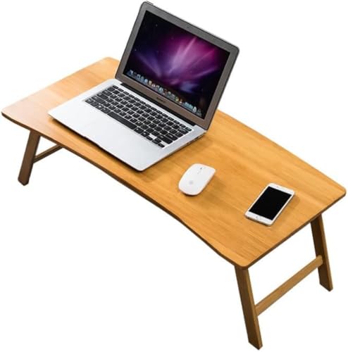 Apaeoflベッドトレイテーブル ちゃぶ台 パソコンデスク 絵画ノートパソコン 竹製 折りたたみ 人間工学 ローテーブル PCテーブル PCデスク ミニテーブル 軽食朝食トレイテーブル 在宅勤務トレイテーブル 省スペース おしゃれ 一人暮らし 勉強用 軽
