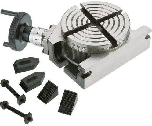Factory 4" Mini Rotary Table With Clamping Kit Brand new for Milling Machines