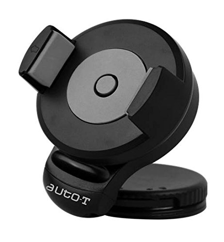 Auto-T 540317 Coche - Soporte (Teléfono móvil/Smartphone, Coche, Soporte pasivo, Negro, 360°)