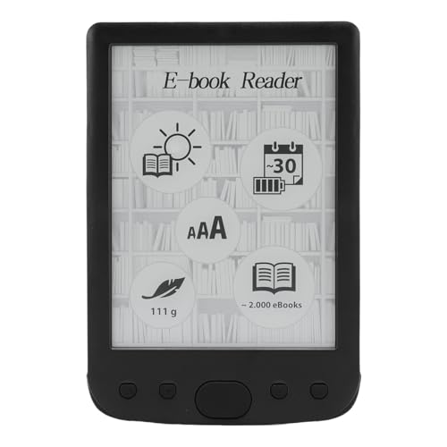 Annadue EBook Reader Android 5.1 – Schermo HD 5 Pollici, 8GB, WiFi, Bluetooth, 4 Tasti Fisici, Fotocamera 5MP