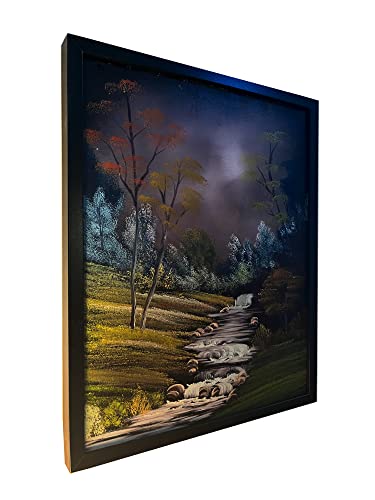 Water Stream in the Wild, Hand Made Oil Painting on Canvas 16