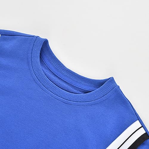 LittleSpring Unisex Boys Girls Crewneck Sweatshirts Long Sleeve Casual Pullover2