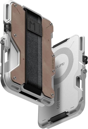 Aulumu G03 Portafoglio Magnetico Pelle • Compatibile con Portafoglio MagSafe • Multi Funzione...