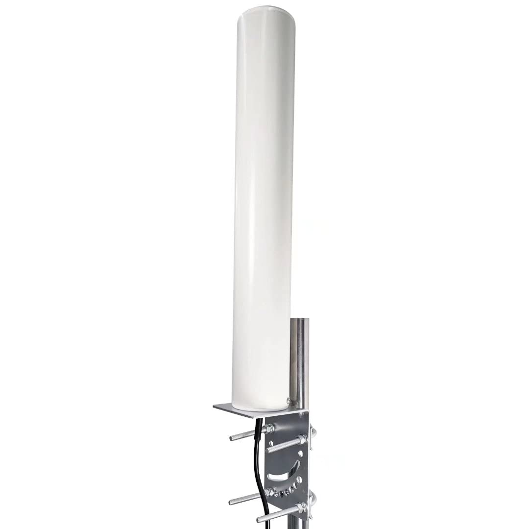 Antenna Ad Alto Guadagno 12dBi SMA Maschio 698-2700 MHz 3G/4G LTE Antenna Omnidirezionale Esterno per Montaggio a Parete/Palo per Telefono Cellulare 4G LTE Router Modem Gateway