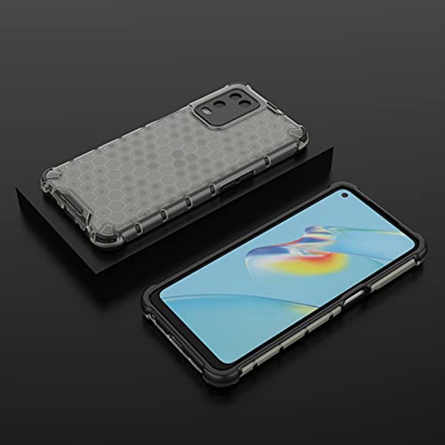 Image of Glasgow Back Case Cover Compatible with Oppo A54 (Stylish Design) -Black
