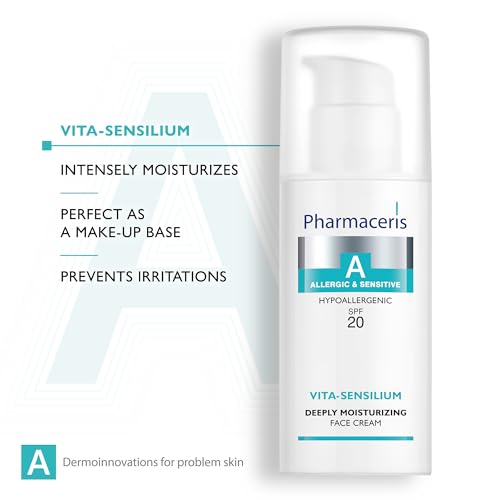 Pharmaceris A Vita-Sensilium, Face Cream SPF 20, Deeply Moisturising Light Cream - Image 4