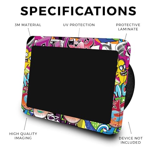 Image of Skin Compatible with Amazon Echo Show 8 (3rd Gen, 2023) - Funky Graffiti - Premium 3M Vinyl Protective Wrap Decal Cover - Easy to Apply | Crafted in The USA by MightySkins