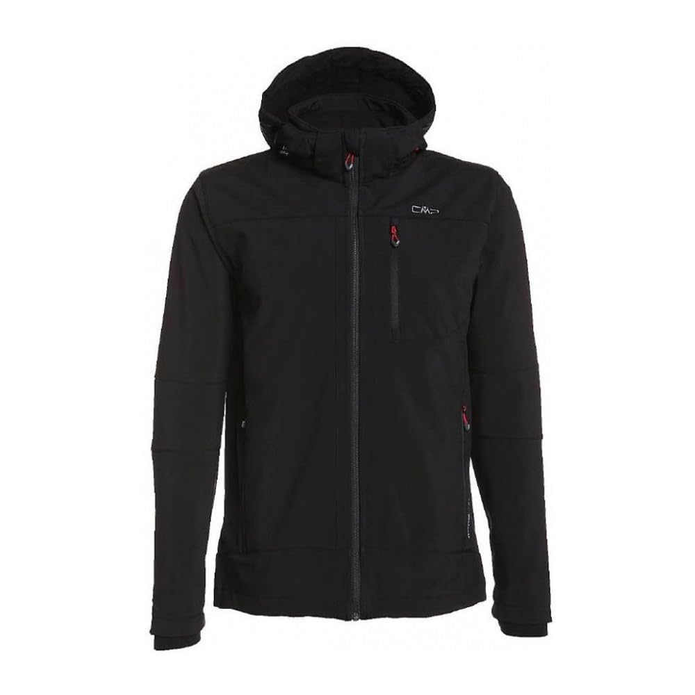 CMP - Man Jacket Zip Hood, Black, 50