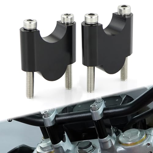 Rehausseur de guidon moto noir 40mm usiné pour Honda VFR1200X
