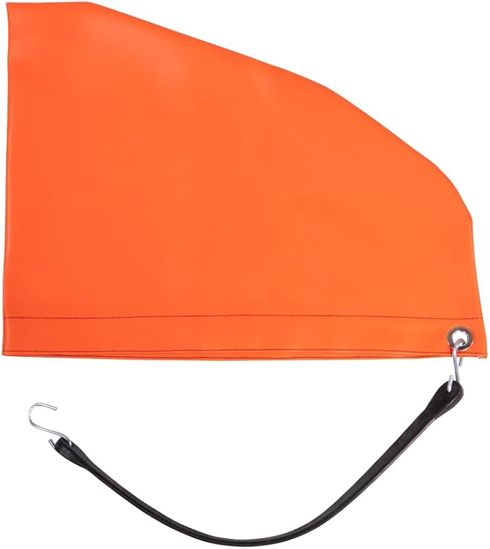 Capa protetora para turbo Mytee Products Turbo Saver em PVC laranja para escapamento de até 12" – TSEC-12