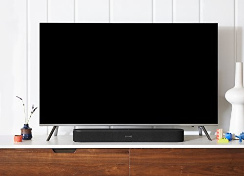 SONOS BEAM1UK1BLK Smart Compact Sound Bar Beam for TV - Black - Image 2