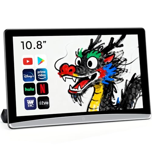 10.8" Android Car TV Headrest Monitor for Back Seat,Portable Rear