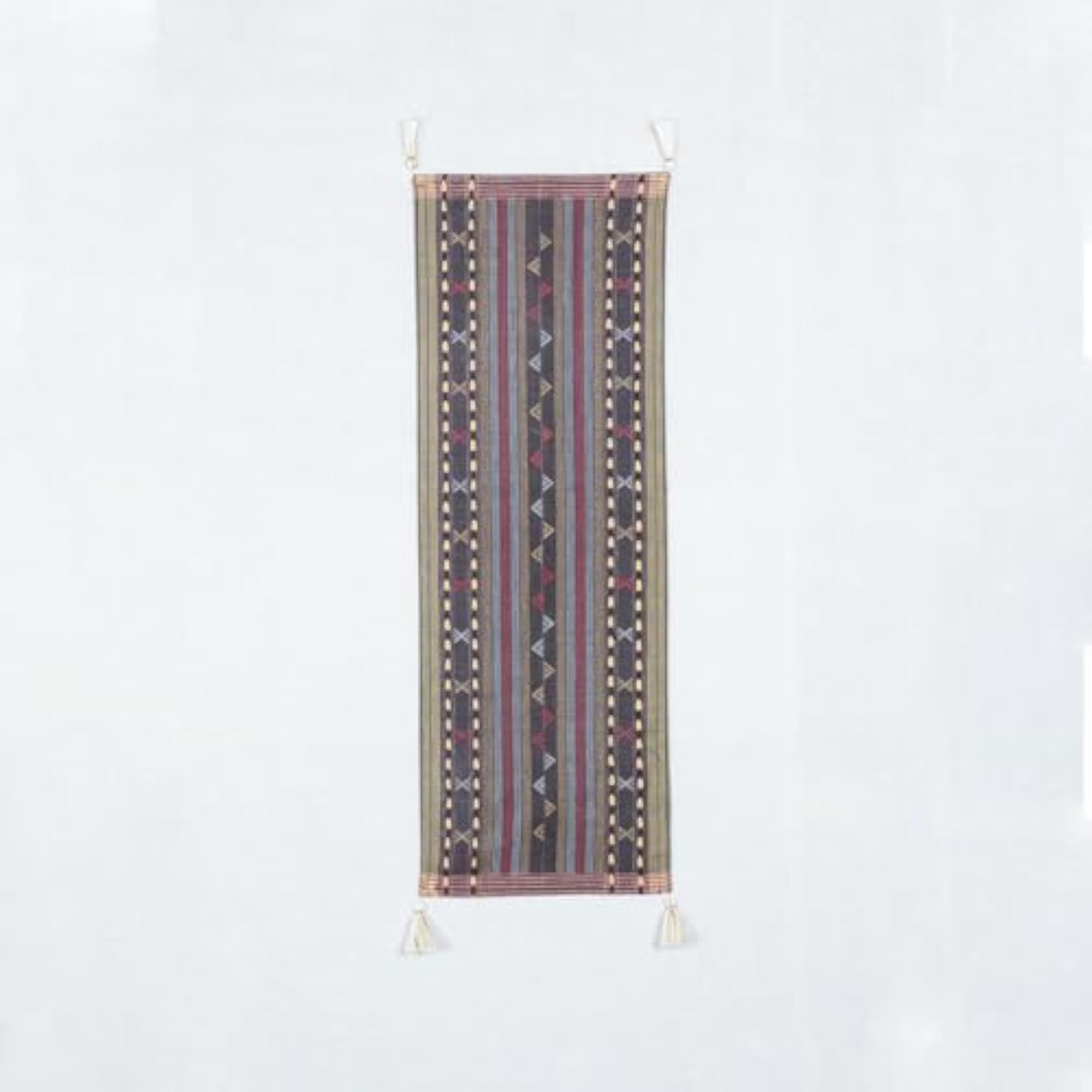 Handwoven Cotton Table Runner for 4 Seater Dining Tables