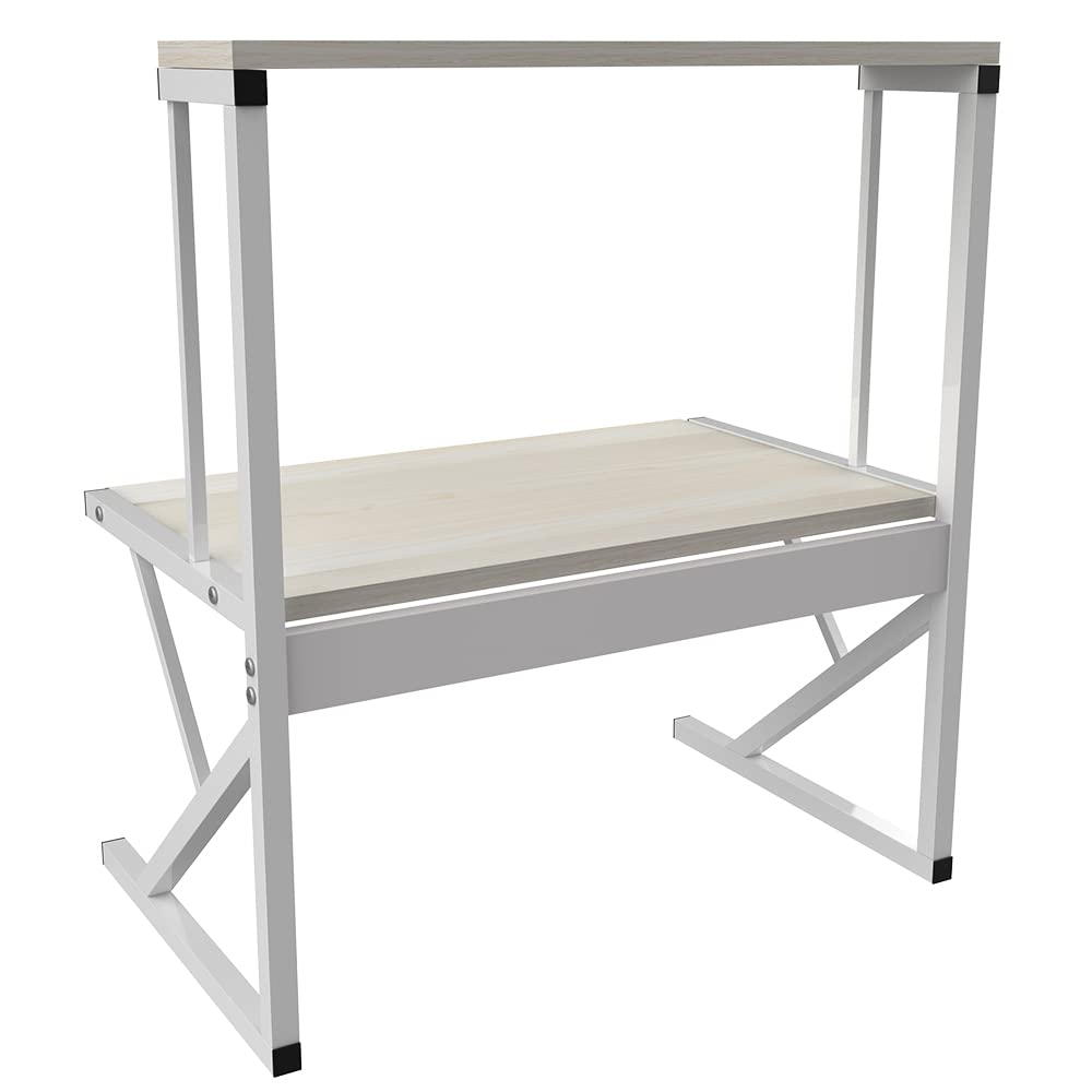QIFAshma®MEUBLE ETAGERE-Blanc-Support Extensible Four à Micro-Ondes à Charge Lourde,avec 6