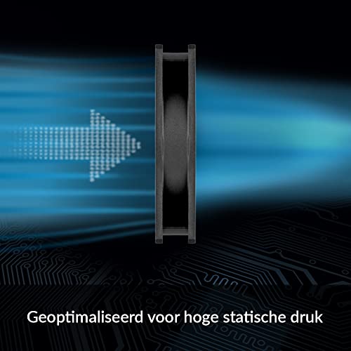 ARCTIC P14 (5 Pack) - 140 mm Case Fan, Pressure-optimised, Quiet Motor, Computer, Fan Speed: 1700 RPM - Black 1