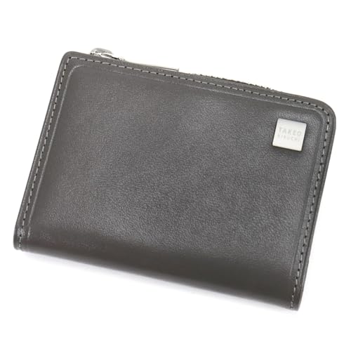 TAKEO KIKUCHI ピエトロ小物 小銭入れ パスポケット付き レザー No.785611 グレー