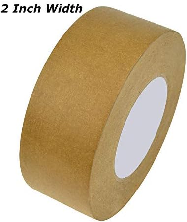 Star Brand Writable Kraft Flatback Paper Tape 2 in x 60 Yards, Covering up Writing and Markings on Reused Boxes | Ultra-Sticky Kraft Brown Packaging Tape Sealing Cartons