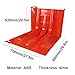 Heavy Duty Flood Protection Barrier, L Shaped Thickened ABS Removable Flood Panel, Reusable Flood Prevention Board for Basement Entrance Gates Garage Door and Home(6 Pack)