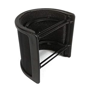 Aufnahmestudio Mikrofon Popfilter kompatibel für Audio-Technica AT2020 AT2035 AT8137 AT4033 AT4040 AT4047 AT5040 AT2050…