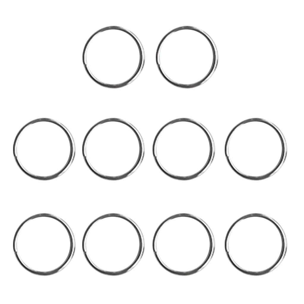 10 Pack 16 Stainless Steel Outdoor Sports Scuba Diving Gear 30mm/22mm, 30mm