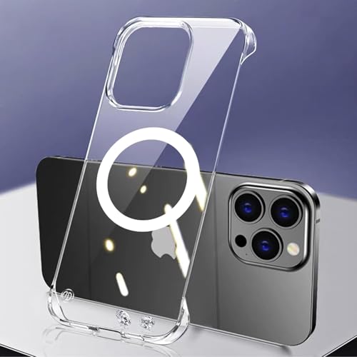 Coque MagSafe iPhone 15 Pro avec aimant puissant et découpe caméra creuse pour une charge stable