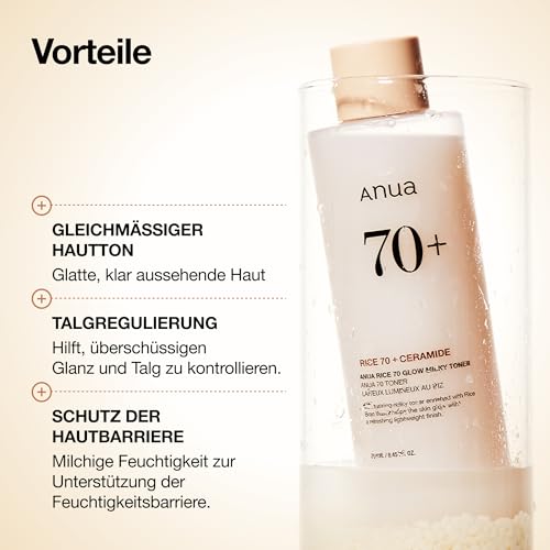 Anua Rice 70 Glow Milky Toner, Korean Skincare, 250 ml – Ansicht 3