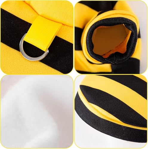 Dog Bee Hoodies, Halloween Pet Bee Costume Hoodies, Cat Dog Clothing Cute Dress Up Costume Apparel Coat Clothes Pet Supplies, For Small Medium Dogs, Kitten, Puppy - Image 6