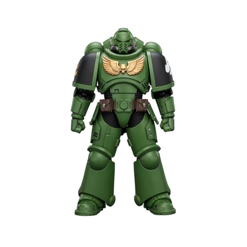 JOYTOY Warhammer 40 000 1/18 Action Figures Salamanders Intercessor with Bolt Rifle Bolt Pistol and Chainsword Collection Models Birthday Gift