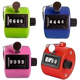 ZFRITP 4 Pcs Compteur Manuel Compteur À Cliquer 4 Chiffres Compteurs Manuels Click Compteu...