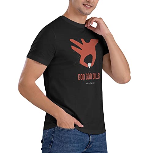 Youth & Adult American Rock Band Goo Music Goo Theme Dolls (Band) T Shirt Short-Sleeve Shirts, Round Neck Cotton Tees Top Shirt For Mens, Classic Fit Custom Apparel X-Large Black #TOP2