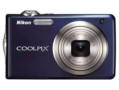 Nikon Coolpix S630 12MP Digital Camera with 7x Optical Vibration Reduction (VR) Zoom and 2.7 inch LCD (Midnight Blue)