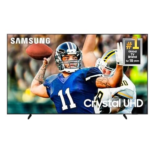 SAMSUNG 98-Inch Class 4K Crystal UHD DU9000 Series HDR Smart TV, Object Tracking Sound Lite, Motion Xcelerator 120Hz, Supersize Picture Enhancer, Mega Contrast, Alexa Built-In (UN98DU9000, 2024 Model)