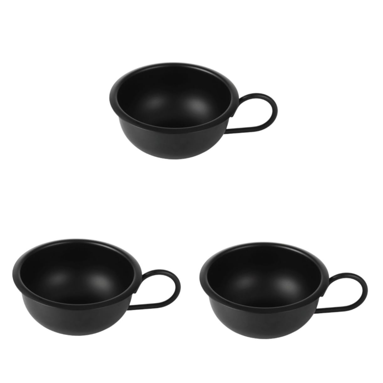 3 Piezas Tazón de jabón de afeitar para hombres tazón de afeitar con asa pelota espuma de espuma tazón de crema de afeitar tazones de afeitar para hombres Metal colocar