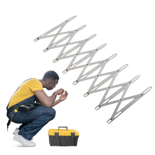 Tainrunse Center Finder, 12 Point Center Finder Tool Accurate Measurements, Woodworking Center Finder Marking Tools Precision Layout Tool for Equal Spacing, Ergonomic Center Marking Tool, 7 Point-1pc