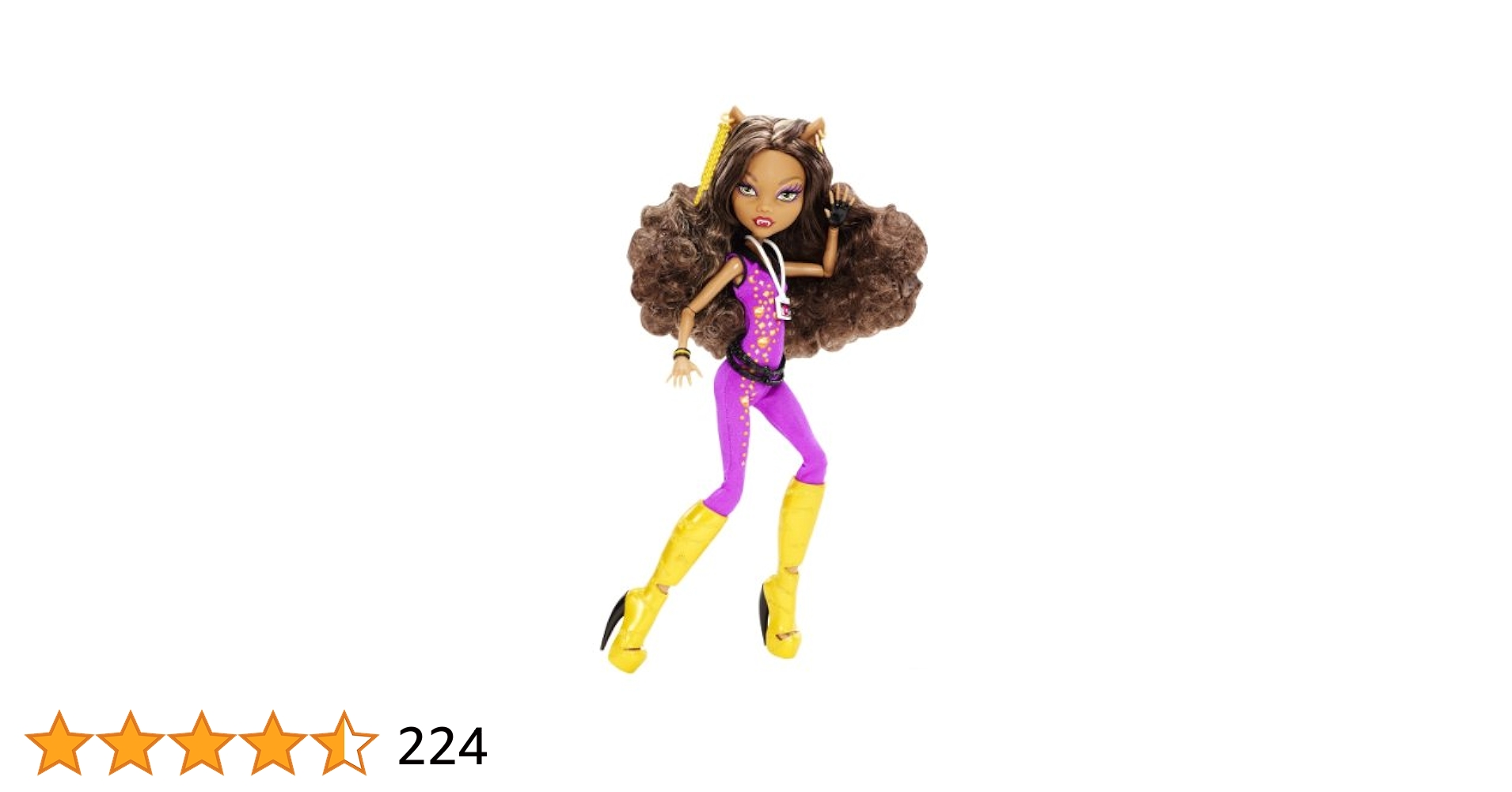 モンスターハイ クラウディーン・ウルフ ミュージックフェスティバルシリーズ Clawdeen Wolf Music Festival Monster High Doll 2012 Mattel