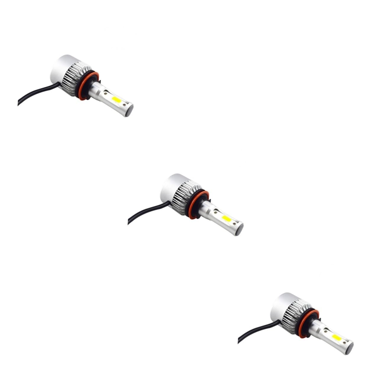 ULTECHNOVO Lot De 3 Ampoules De Phares À Led 36 W 8 000 Lm Feux De Croisement Et Feux De Route Pour Voiture 2 Pièces X 3