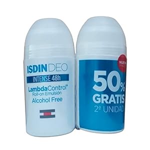 ISDIN Lambda Control Desodorante Intenso Para 48 horas – 2 Unidades