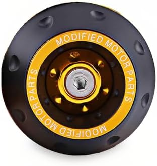 Joyzan Fork Frame Sliders, Motorcycles Front Rear Forks Wheel Anti Crash Pad Protector CNC Aluminium Alloy Motorbike Slid Falling Protection Universal Protective Caps for Moped Scooters 1 Pair