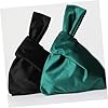 LIFKOME 2stücke Kleine Samt Wristlet Handtaschen Für Damen Vielseitige Abend-clutch Leichte Kosmetiktasche Grüner Und Schwarzer Beutel Geeignet Für Hochzeit Und Alltag #4