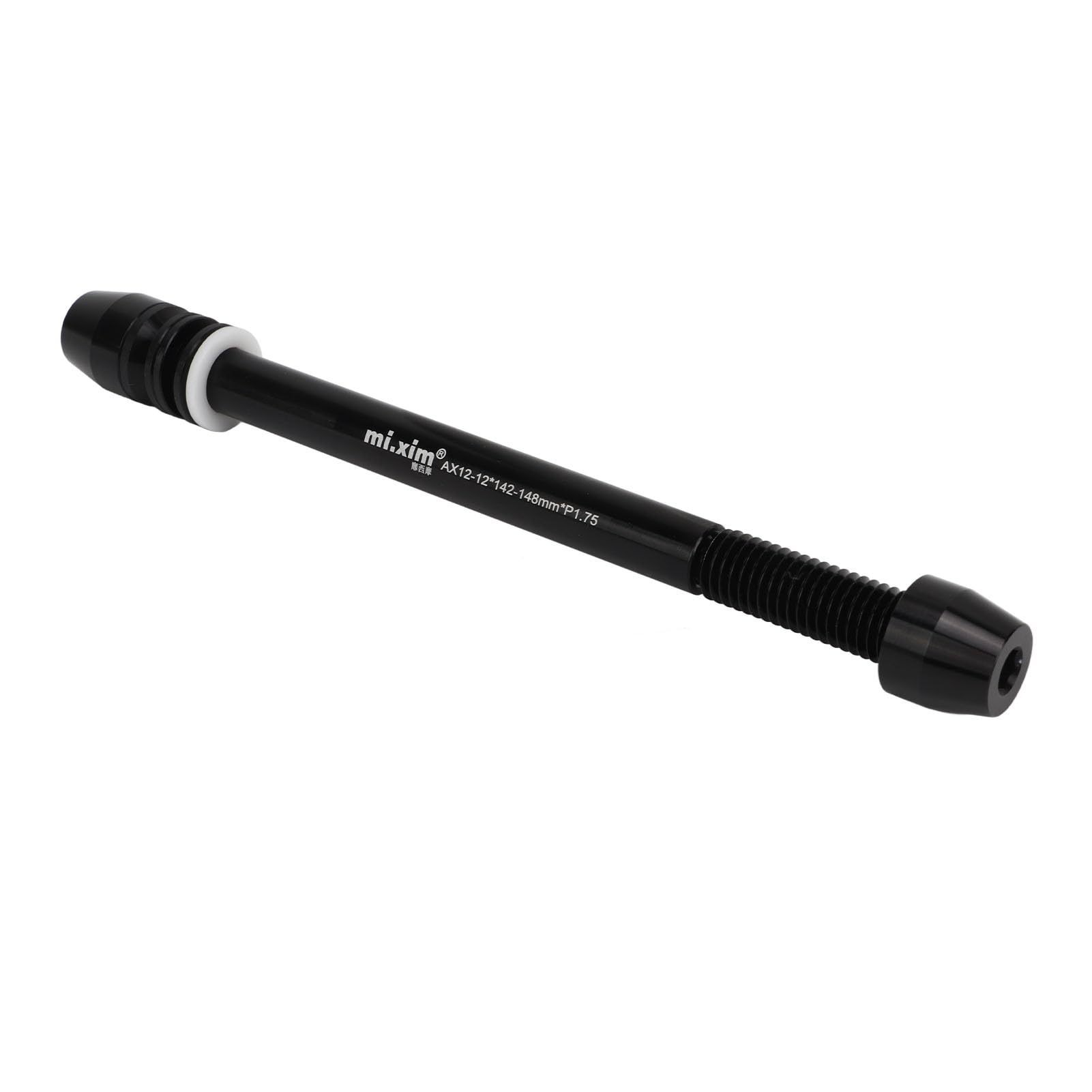 Focket Trainer Thru Axle, Lega di Alluminio Adattatore per Perno Passante Spiedo Ruota Posteriore per Interni, Lunghezza da 142mm a 148mm Boost, per da M12x142 a M12x148mm