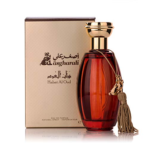 A ASGHARALI Habat Al Oud Fragrance Spray - Oud Passion Oriental Fragrance for Men & Women 100ml