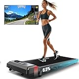FYSIQ Bluetooth Loopband Walking Pad, compacte voor thuis met gratis APP-connectiviteit, verstelbare helling 6.5% en snelheden van 1-6 km/u