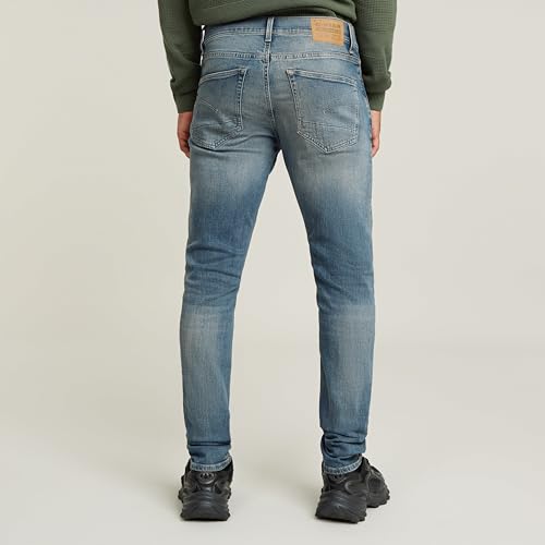 G-STAR Herren 3301 Slim Jeans, Blau (Faded Blue Topaz 51001-D875-G352), 30W / 34L – Ansicht 2