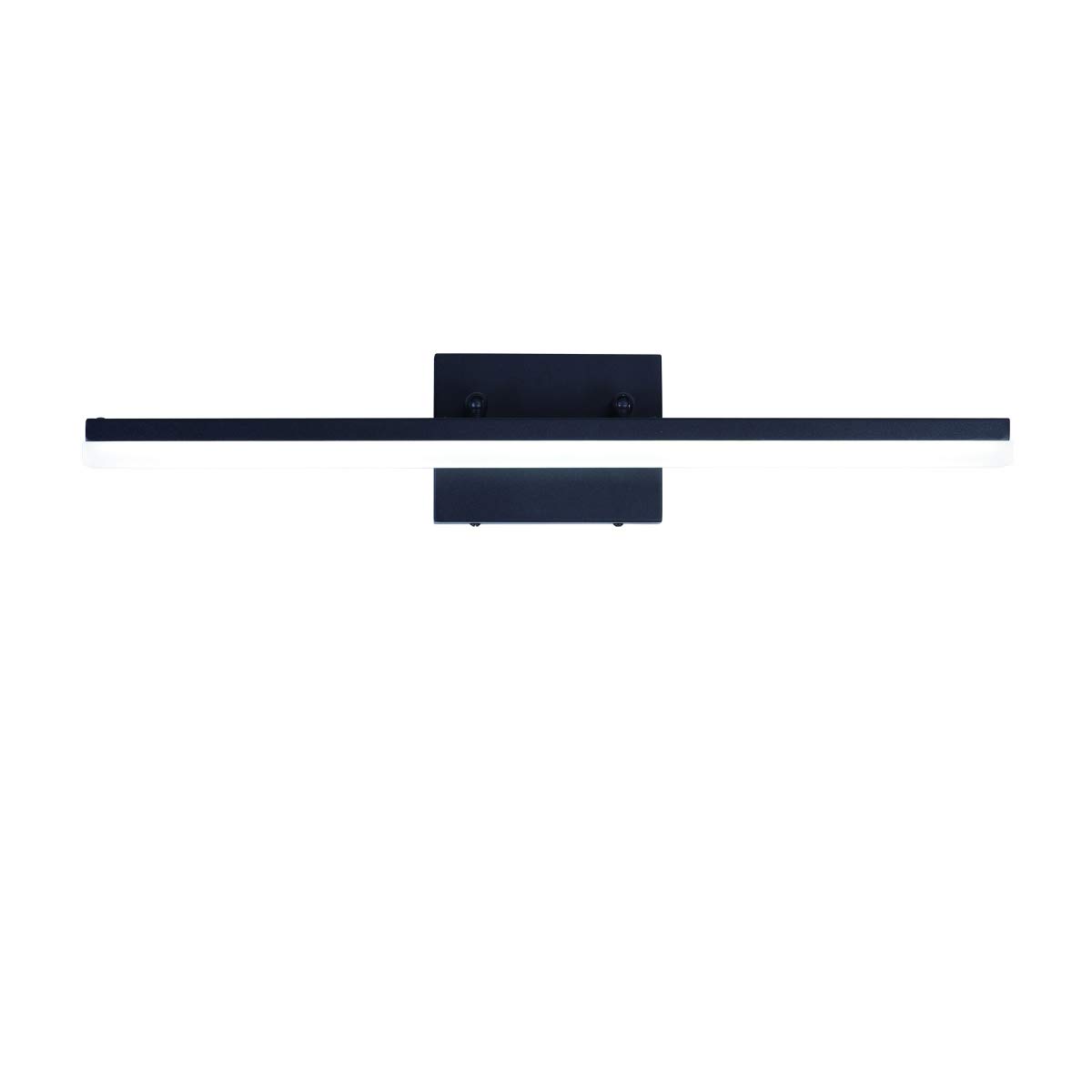 mirrea24in Modern LED Vanity Light for Bathroom Lighting Dimmable 24w Black Painted (Cold White 5000K)