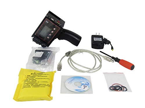 Mxbaoheng Handheld Inkjet Printer Intelligent Hand Jet Printer Smart Inkjet Coding Machine Date Coder For Date/Graphic/Batch Number/Serial Number/Logo/Barcode/Qr Code/Trademark #TOP4