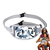 Pillion Carrier Belt - High Visibility Night Strip, Ergonomic Back Fastener, Grip Connector | Secure Tether System, for Electric Scooters and Passenger Protection