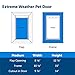 PetSafe Extreme Weather Pet Door - Insulated Weather-Resistant Dog & Cat Door with Durable Plastic Frame - Maximum Energy-Saving Efficiency - Medium - for Dogs & Cats up to 40 lbs