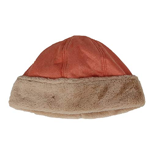 Casquette chapeau d'hiver homme Style2 avec doublure à pois épais et bords plats
