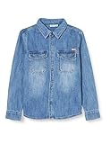 jeanshemd jungen 152 Jeans-Hemd NAME IT Jungen NKMAGIL DNM 1351 LS Shirt Hemd, Light Blue Denim, 146-152